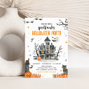 Search for spooktacular halloween invitations Haunted house