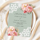 Search for gold lace wedding invitations Modern