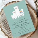 Recherche de llama mama baby shower invitations Neutre