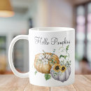 Search for autumn pumpkin mugs Typography