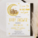Search for moon and back baby shower invitations Gender neutral