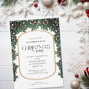 Search for mistletoe christmas invitations Winter greenery