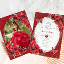 Search for red and silver birthday invitations For kids