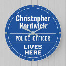 Recherche de officier horloges Policier