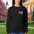 Recherche de initiales femme capuche sweatshirts Moderne