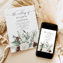 Search for evergreen wedding invitations Elegant