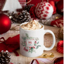 Recherche de baies rouges tasses Monogramme