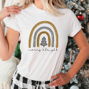 Search for merry and bright tshirts Gold