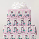 Search for pink bow wrap wrapping paper Girl