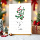 Search for mistletoe cards Red