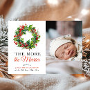 Recherche de noël faire part naissance Rouge