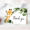 Recherche de safari thank you cards De jungle