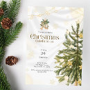 Search for white tree christmas invitations Gold