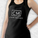 Search for contemporary aprons Black and white
