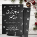 Search for chalkboard christmas invitations Snowflake