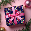 Search for naughty or nice wrapping paper Colourful