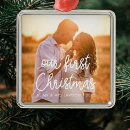 Search for just engaged ornaments Newlywed