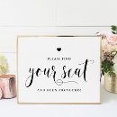 Search for seat chart wedding posters Typography