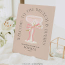 Search for brunch and bubbly welcome signs Champagne