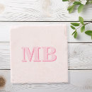 Search for pink coasters Monogrammed