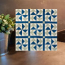 Search for blue geometric pattern tiles Rustic