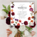 Search for autumn square wedding invitations Calligraphy