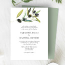 Recherche de vert olive invitations Couple