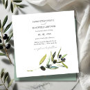 Search for olive branch wedding invitations Botanical