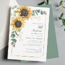 Recherche de tournesol anniversaire invitations Floral