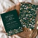 Recherche de emerald green bridal shower invitations Élégant