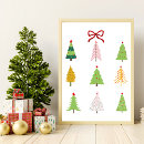 Search for modern christmas tree art Xmas