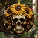 Search for skull ornaments Flower
