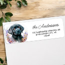 Search for duck hunting return address labels Black lab