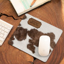 Recherche de vache brune tapis souris Rustique