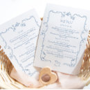 Search for vintage menus Toile de jouy