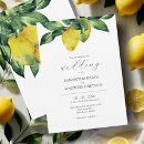 Search for citrus wedding invitations Watercolor
