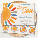 Search for colourful baby shower invitations Boho