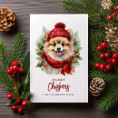 Search for pomeranian christmas cards Happy pawlidays