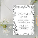 Search for botanical engagement party invitations Typography
