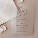 Recherche de aubergine mariage invitations Pour elle