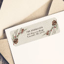 Search for rustic burlap return address labels Pinecone