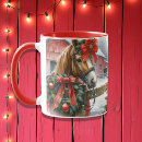 Recherche de cheval de noël tasses Ferme