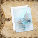 Search for vintage fishing postcards Harbour