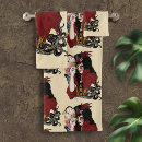 Search for victorian style bath towels Red