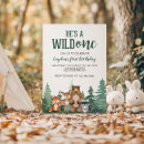 Search for woodland birthday invitations Boy