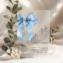 Search for blue bowtie invitations Modern