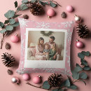 Search for pink snowflake pillows Vintage