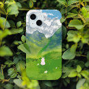Recherche de lapin mignon iphone coques Vert