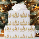 Search for gold christmas tree wrapping paper Elegant