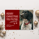 Search for funny animal christmas cards Dog